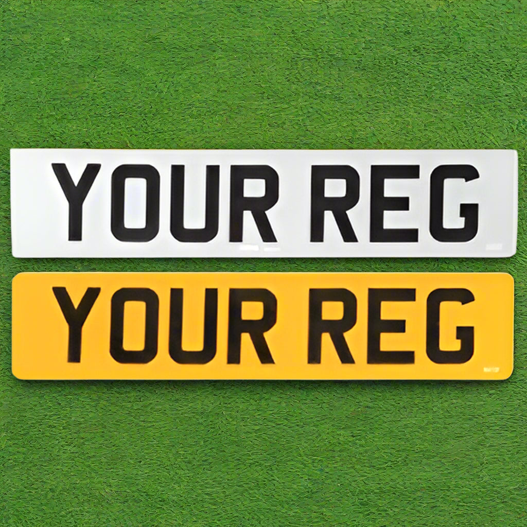 Standard Printed Number Plates