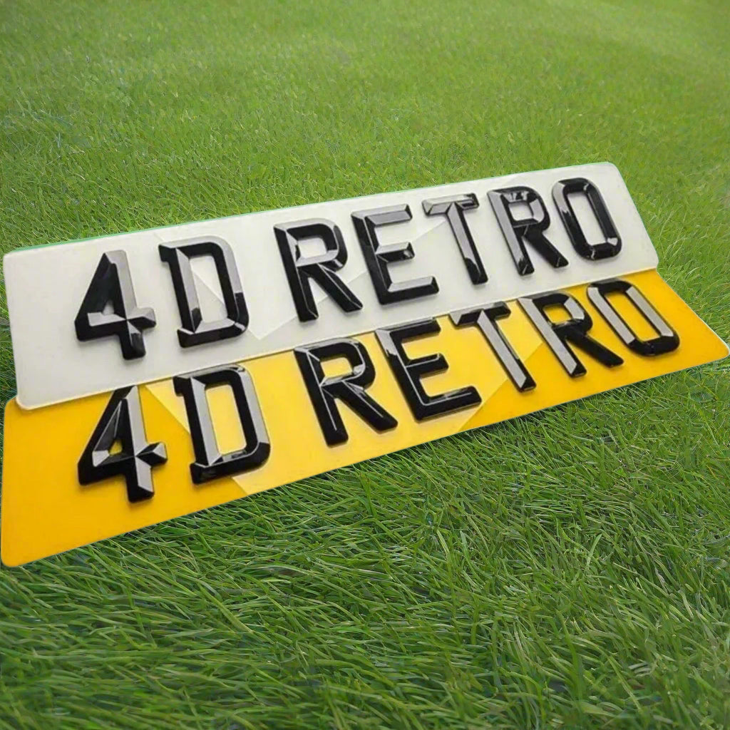4D Retro/Bevel Plates