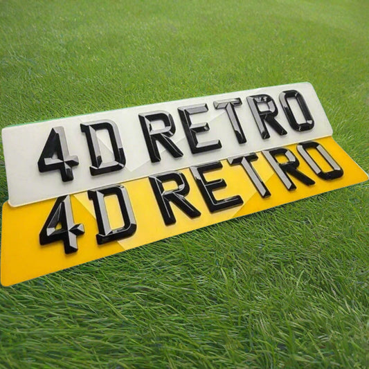 4D Retro/Bevel Plates